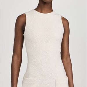 Amanda Uprichard Cream Sheath Mini Dress